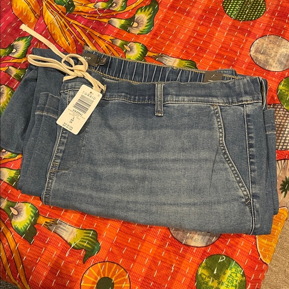 Torrid  Blue Wide Leg Jeans - Picture 3 of 4
